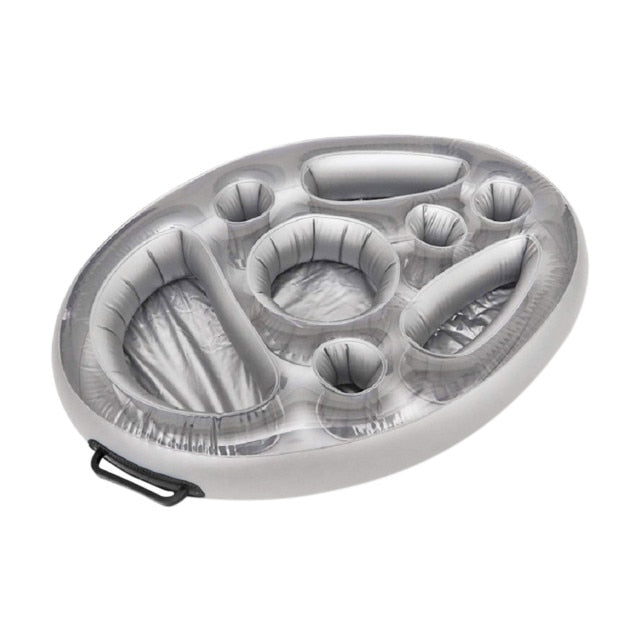 TrayFloater™ - Enjoy Drinks and Snacks While Floating