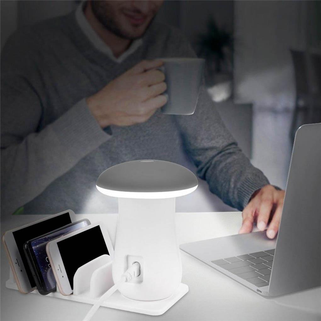 smartnliving 2-IN-1 CoolStacker - Night Light Lamp with 5 USB Port Charging