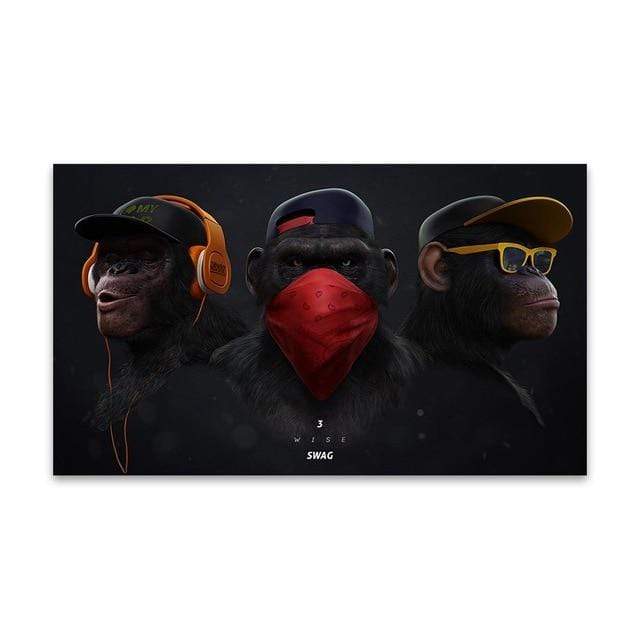 smartnliving 60x100cm / QK2809 MonkeyBusiness - Transform Your Wall with Unique Designs