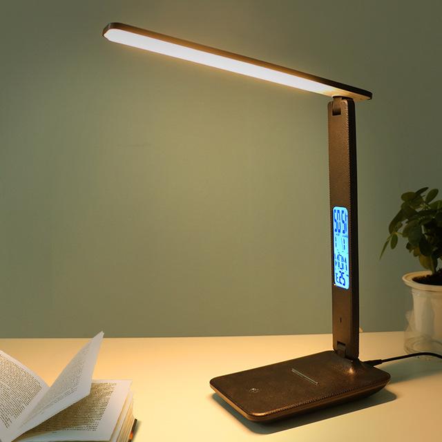 smartnliving Black SmartOfficeLight - Multi-functional Modern Desk Lamp