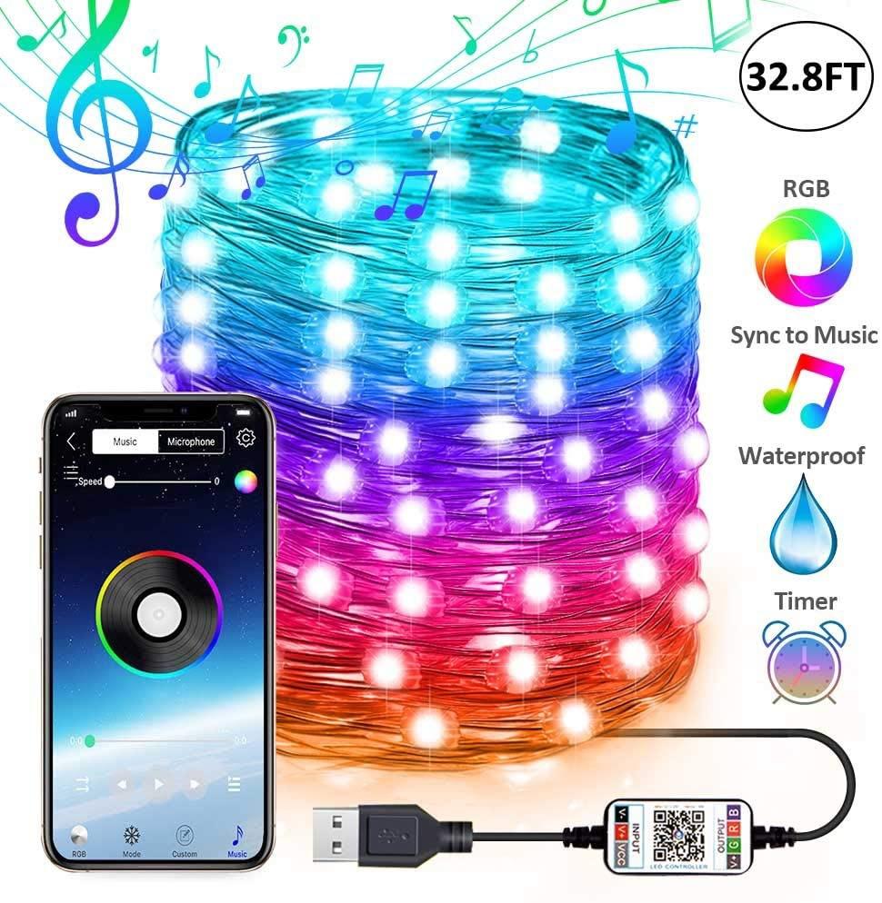 smartnliving Lighting 15M/49FT ChristmasAliveTree - Changing LED String Christmas Tree Lights