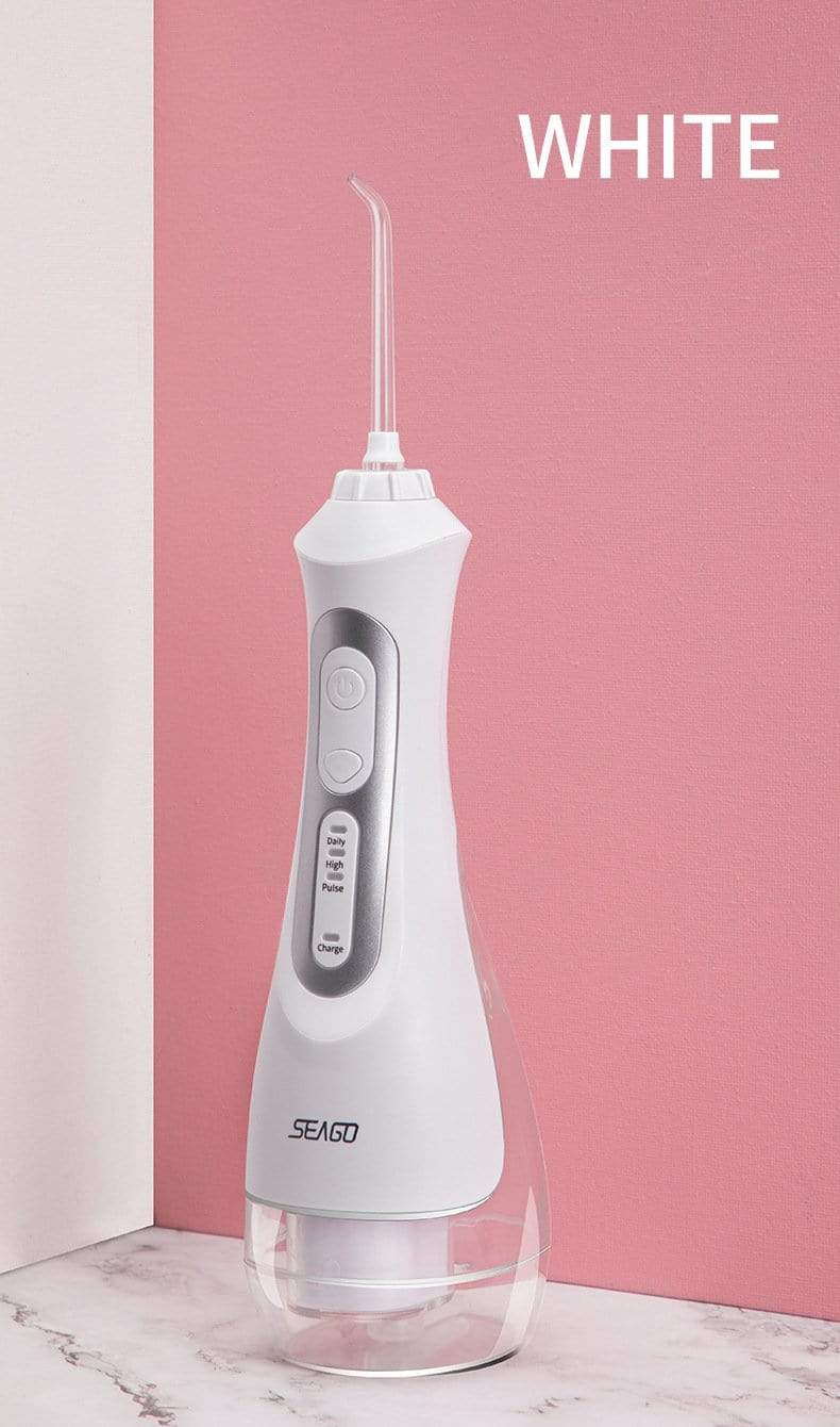 smartnliving Personal Care White Rechargeable Water Flossing - Maintain Healthy Gum & Teeth