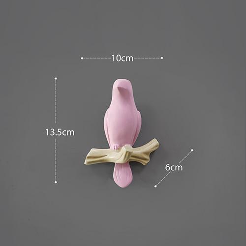 smartnliving Pink 1bird BIRDS-FREEDOM - Creative Bird Wall Hangers