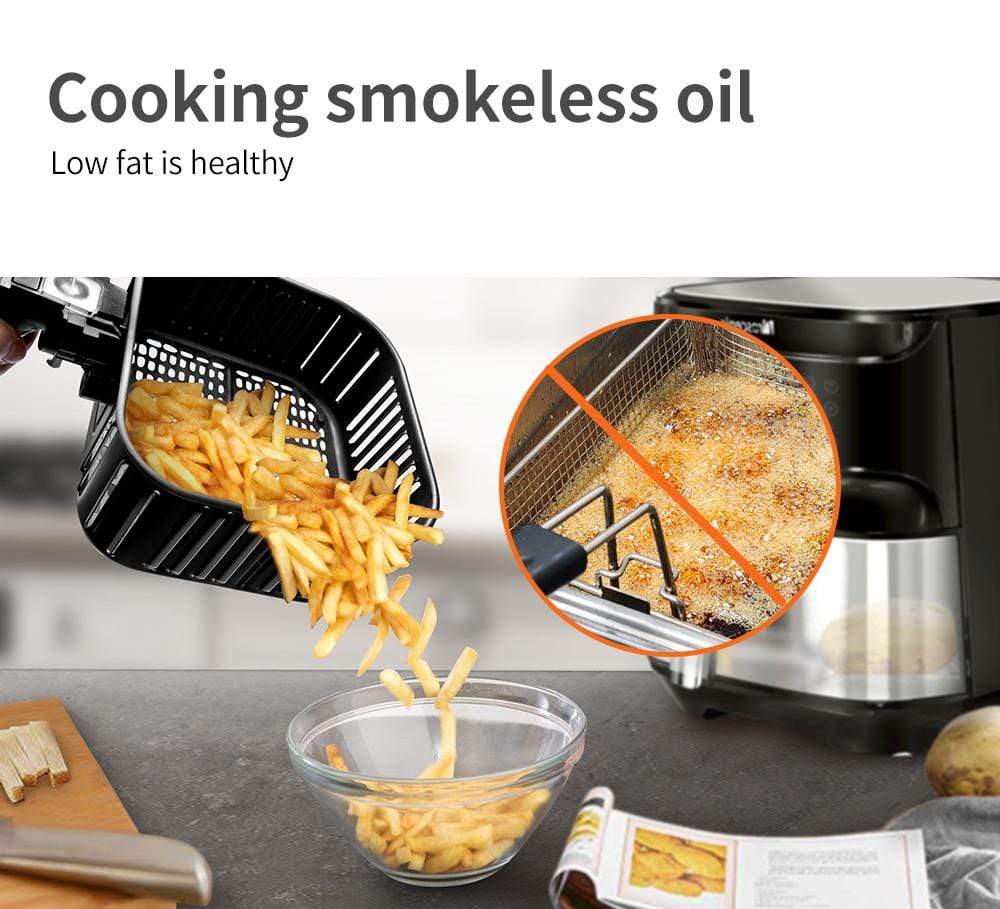 smartnliving Proscenic T21 Air fryer 5.5L Capacity Oil-Free Cooker with Smart Touch LCD