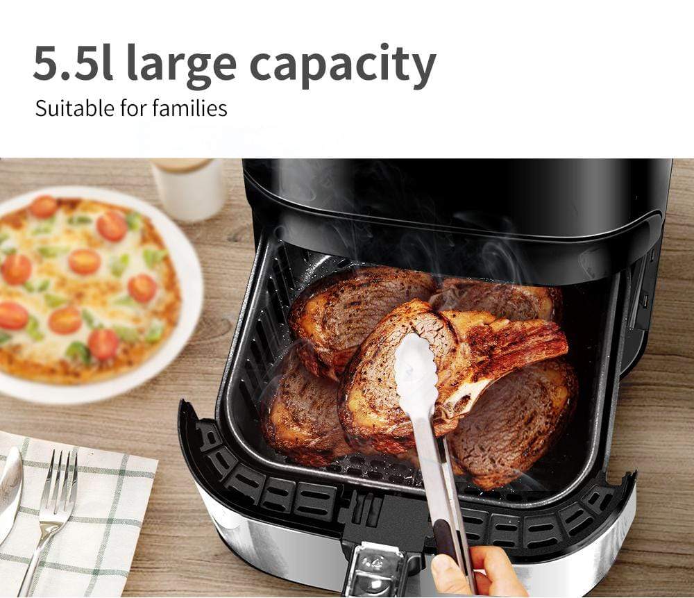 smartnliving Proscenic T21 Air fryer 5.5L Capacity Oil-Free Cooker with Smart Touch LCD