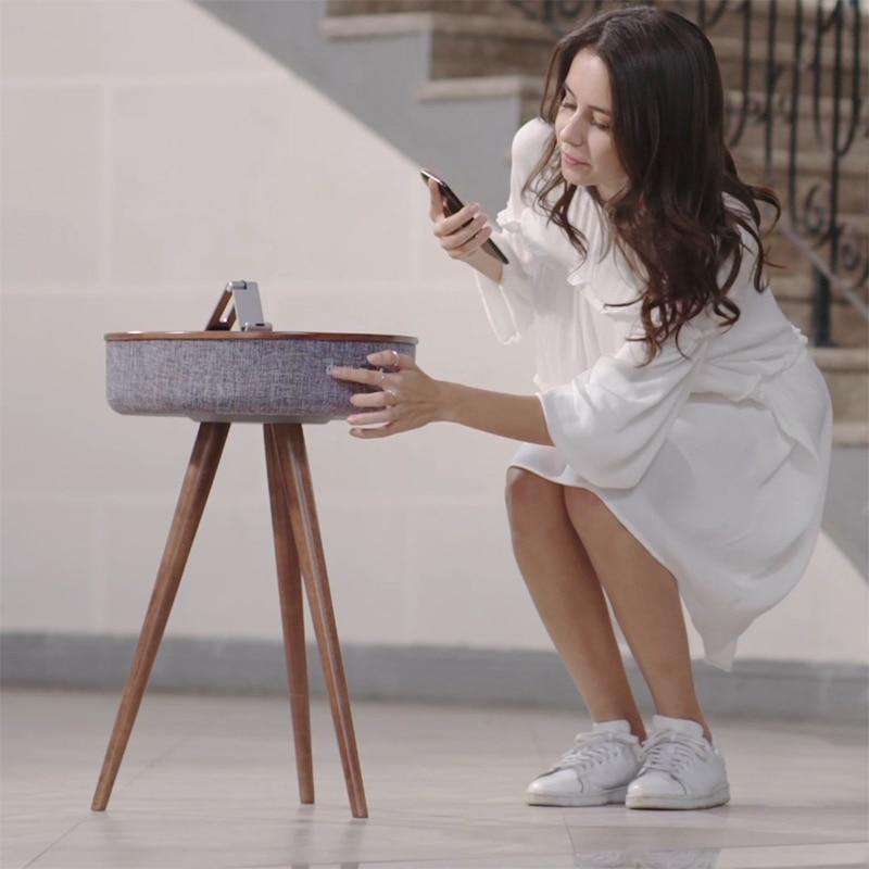 smartnliving SoundBound™ - Luxury Side Table with Surround Sound and Charging