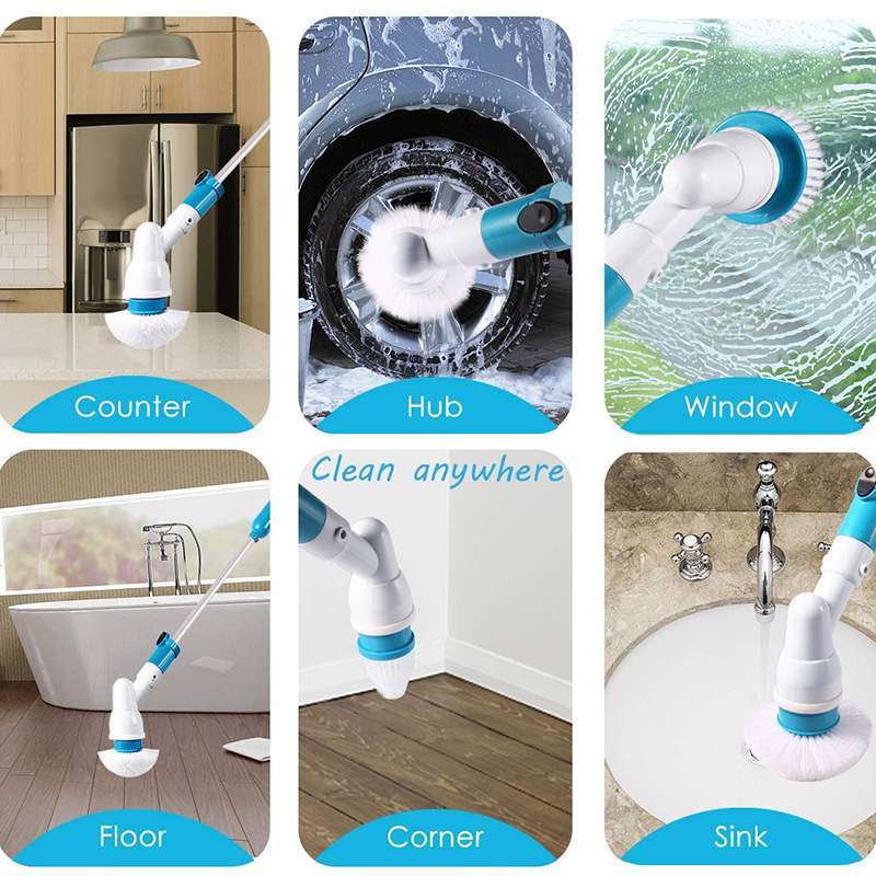 smartnliving SpinCleanMaster™ - Cordless Electric Scrub Cleaning Brush