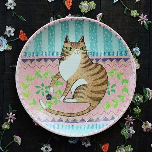 smartnliving 10 Artisan Creations - Masterpiece Hand-made Ceramic Collection Plates