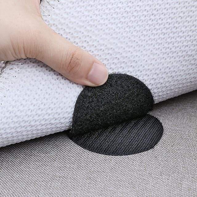 smartnliving 10pair / 6cm black StickyMaster - Anti-slip Easy Carpet, Seat Cushion Stickers