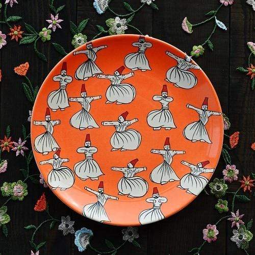 smartnliving 13 Artisan Creations - Masterpiece Hand-made Ceramic Collection Plates