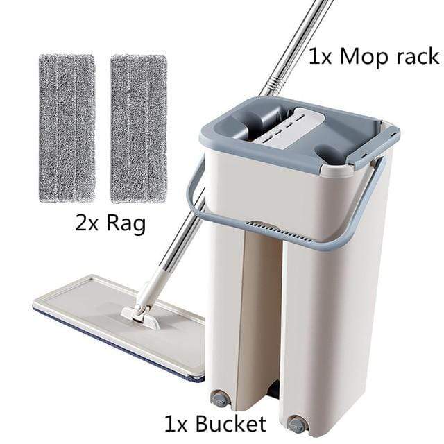 smartnliving 2 rag set SlickMopper - Mop Set for easy cleaning