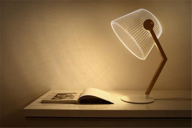 smartnliving 3D Effect LED Decorative Desk Lamp