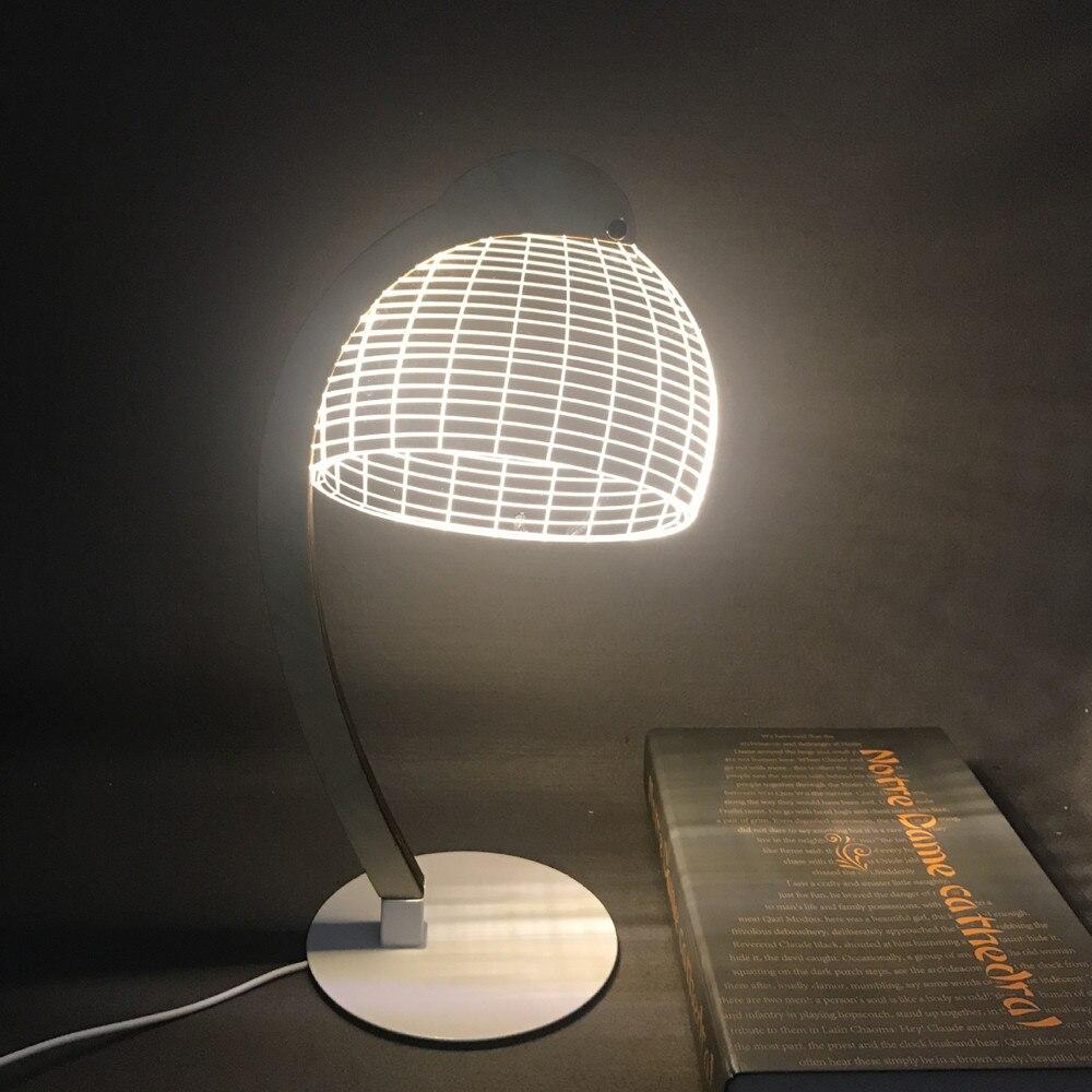 smartnliving 3D Effect LED Decorative Desk Lamp