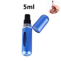 smartnliving 5ml Matte blue CarryNStyle - Mini Portable Refillable Perfume Spray Bottle