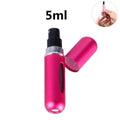 smartnliving 5ml Matte hot pink CarryNStyle - Mini Portable Refillable Perfume Spray Bottle