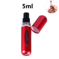 smartnliving 5ml Matte red CarryNStyle - Mini Portable Refillable Perfume Spray Bottle