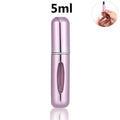 smartnliving 5ml pink CarryNStyle - Mini Portable Refillable Perfume Spray Bottle