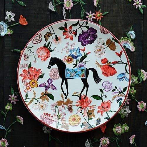 smartnliving 6 Artisan Creations - Masterpiece Hand-made Ceramic Collection Plates
