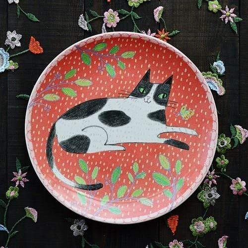 smartnliving 8 Artisan Creations - Masterpiece Hand-made Ceramic Collection Plates