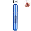 smartnliving 8ml matte blue CarryNStyle - Mini Portable Refillable Perfume Spray Bottle