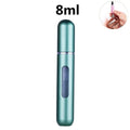 smartnliving 8ml matte green CarryNStyle - Mini Portable Refillable Perfume Spray Bottle