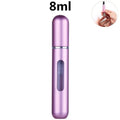 smartnliving 8ml matte pink CarryNStyle - Mini Portable Refillable Perfume Spray Bottle