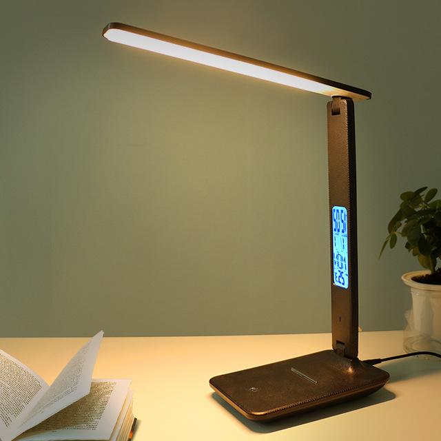 smartnliving Black SmartOfficeLight - Multi-functional Modern Desk Lamp