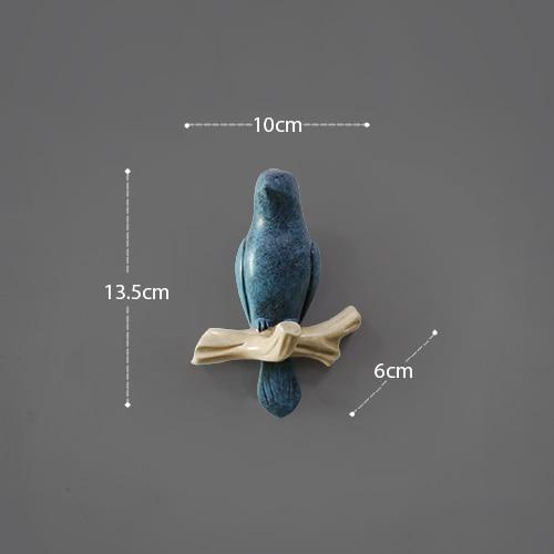 smartnliving Dark blue 1bird BIRDS-FREEDOM - Creative Bird Wall Hangers
