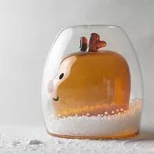 smartnliving deer MUG-U - Double Wall Glass Creative Mugs