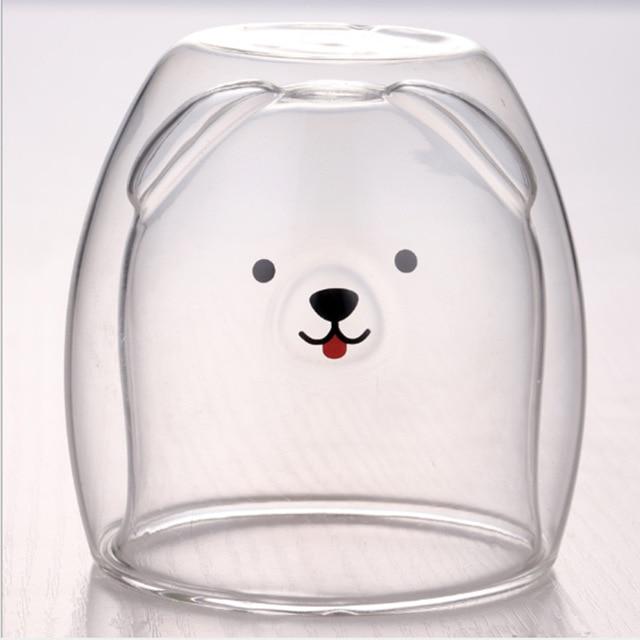 smartnliving dog MUG-U - Double Wall Glass Creative Mugs