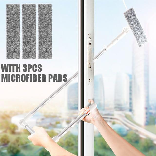 smartnliving DR-X93 Windows2Clean - Microfiber Extendable Window Cleaner