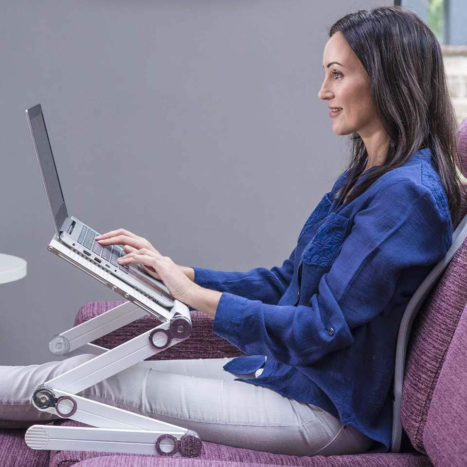 smartnliving Ergonomic Light-weight Adjustable Laptop Table