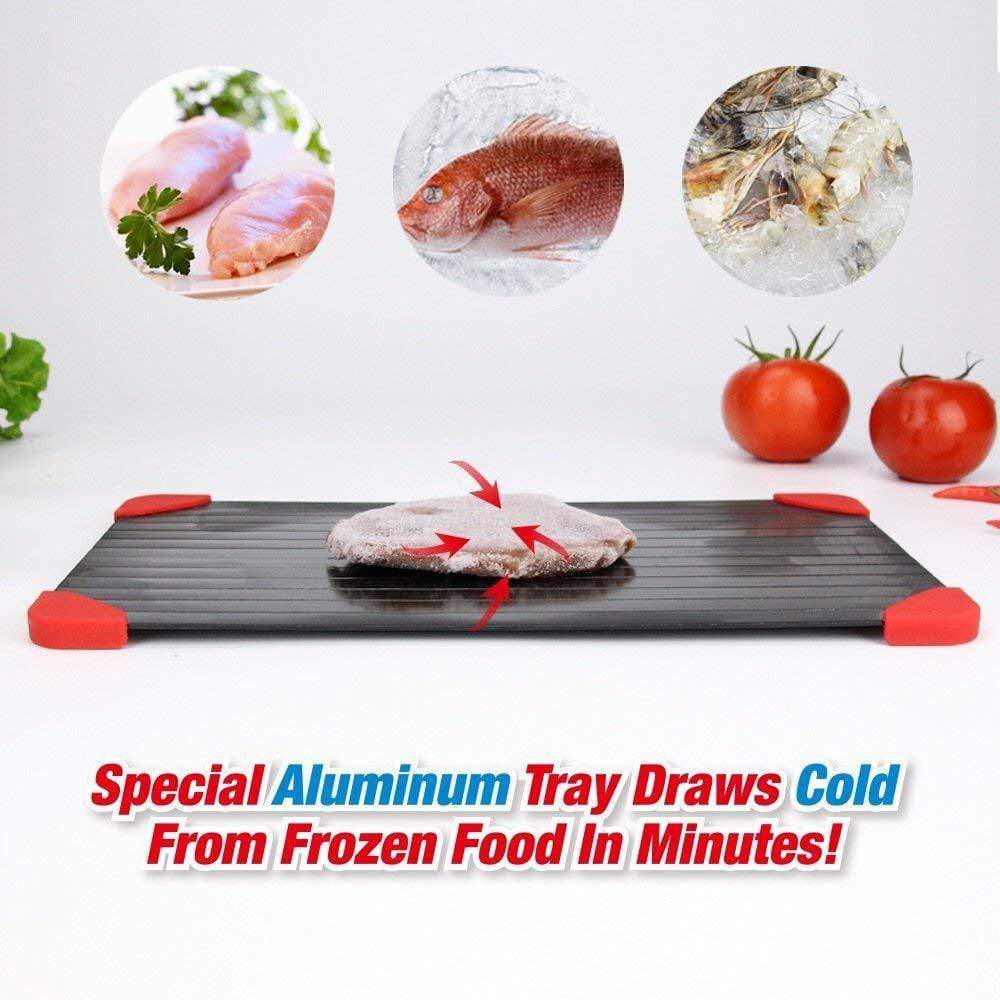 smartnliving Fast Defrosting Board Tray to thaw Frozen Food