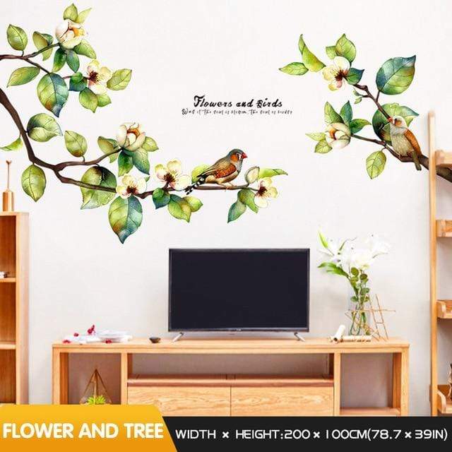 smartnliving Flowers and trees / China / Large WallCrafter - Unique Wall Art Design Made Easy