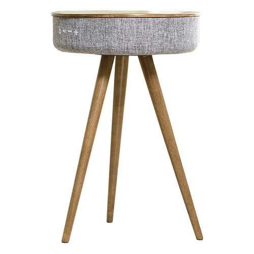 smartnliving Light grey SoundBound™ - Luxury Side Table with Surround Sound and Charging