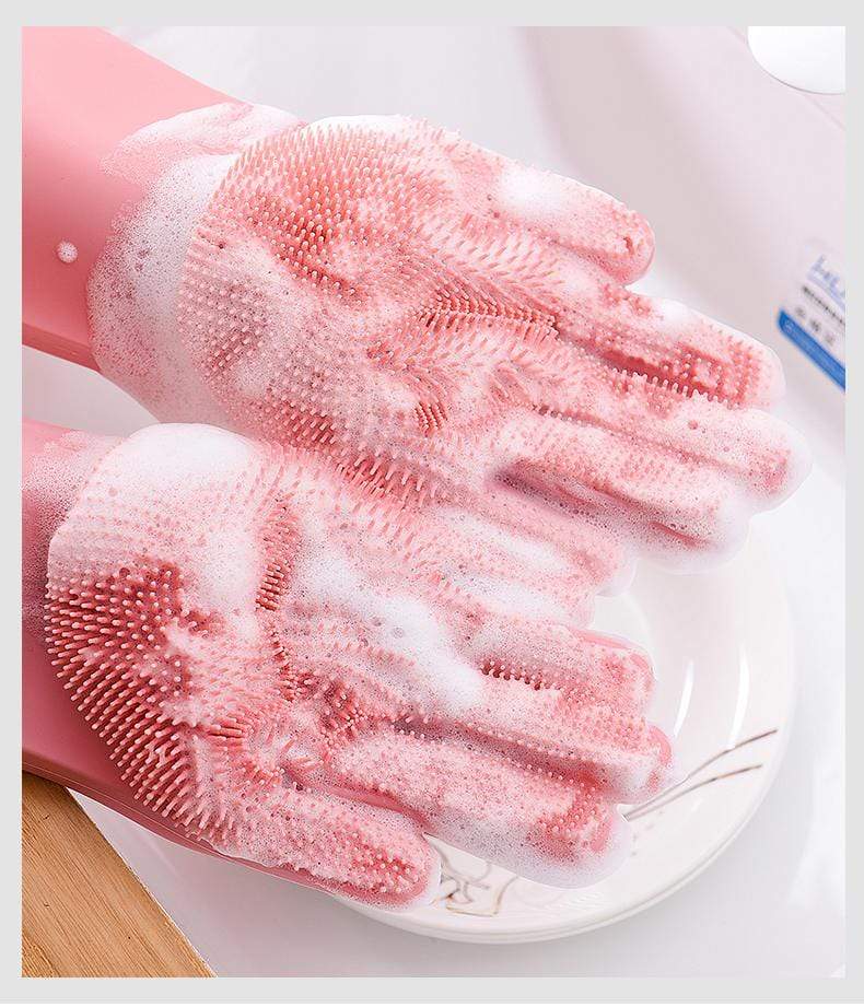 smartnliving Magic Silicone Dish Scrubber Gloves