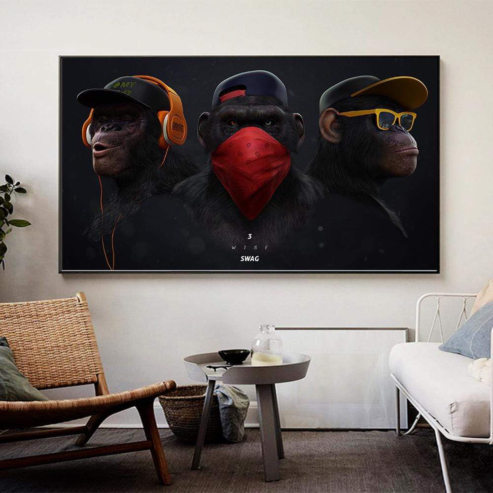smartnliving MonkeyBusiness - Transform Your Wall with Unique Designs