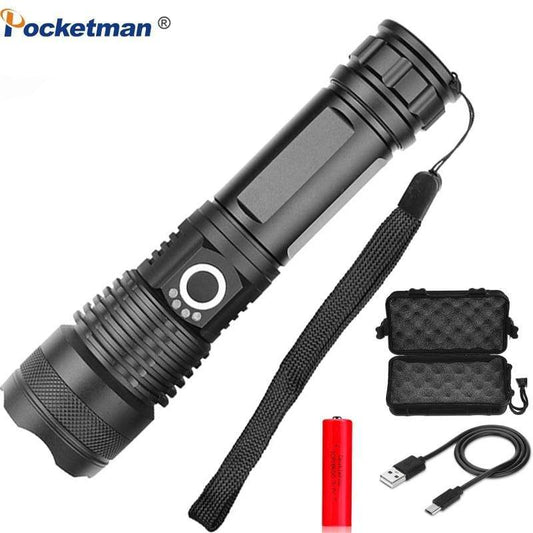 smartnliving Powerful Rechargeable LED Flashlight Torch