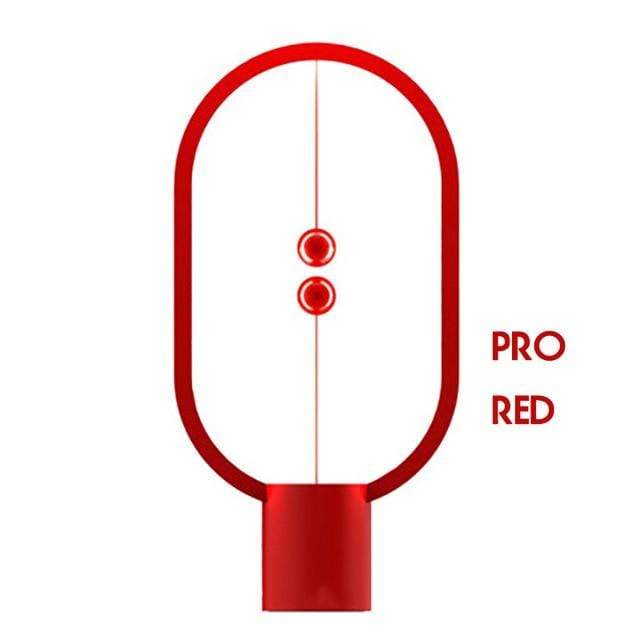 smartnliving PRO RED MagniLite - Magnetic Mid-Air Switch Table Lamp with Touch Dimming