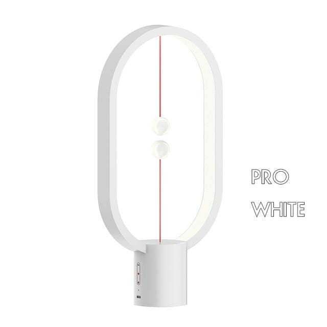 smartnliving PRO WHITE MagniLite - Magnetic Mid-Air Switch Table Lamp with Touch Dimming
