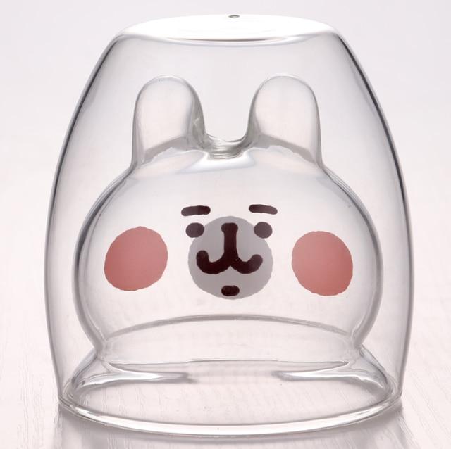 smartnliving rabbit MUG-U - Double Wall Glass Creative Mugs