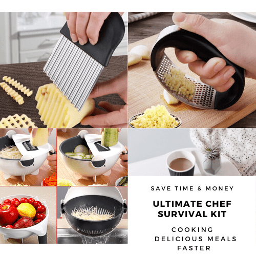 smartnliving Ultimate Chef Survival Kit - 3 Essential Kitchen Chef Tools